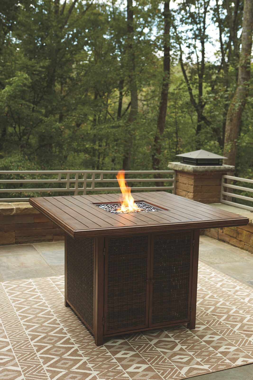 Paradise Trail - Outdoor Fire Pit Table Set - Image 9