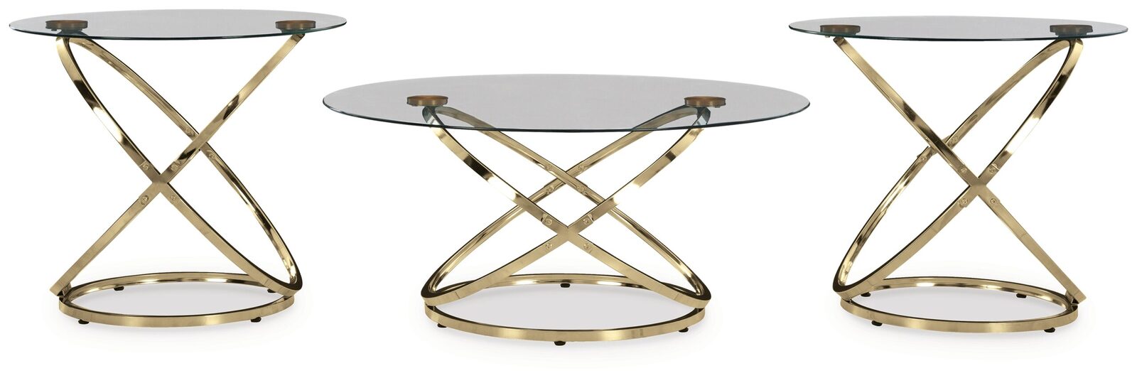 Crimonti - Occasional Table Set (Set of 3) - Champagne - Image 3
