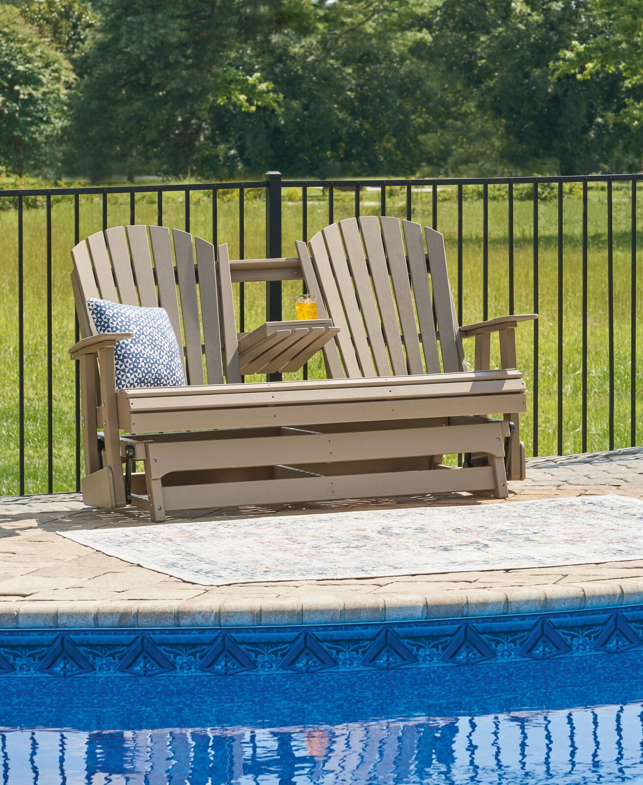 Hyland Wave - Glider Loveseat - Image 13