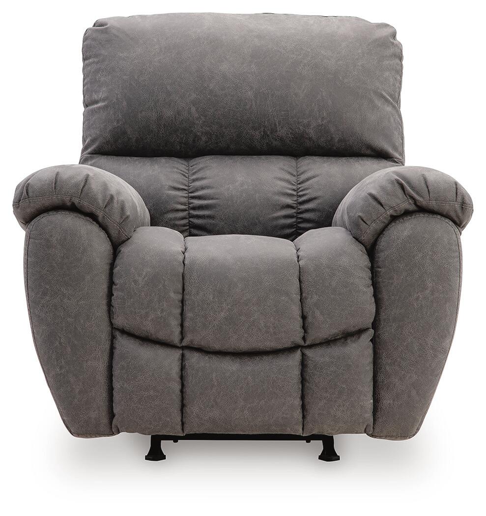 Bakerstein - Power Rocker Recliner With Adjustable Headrest - Galaxy - Image 3