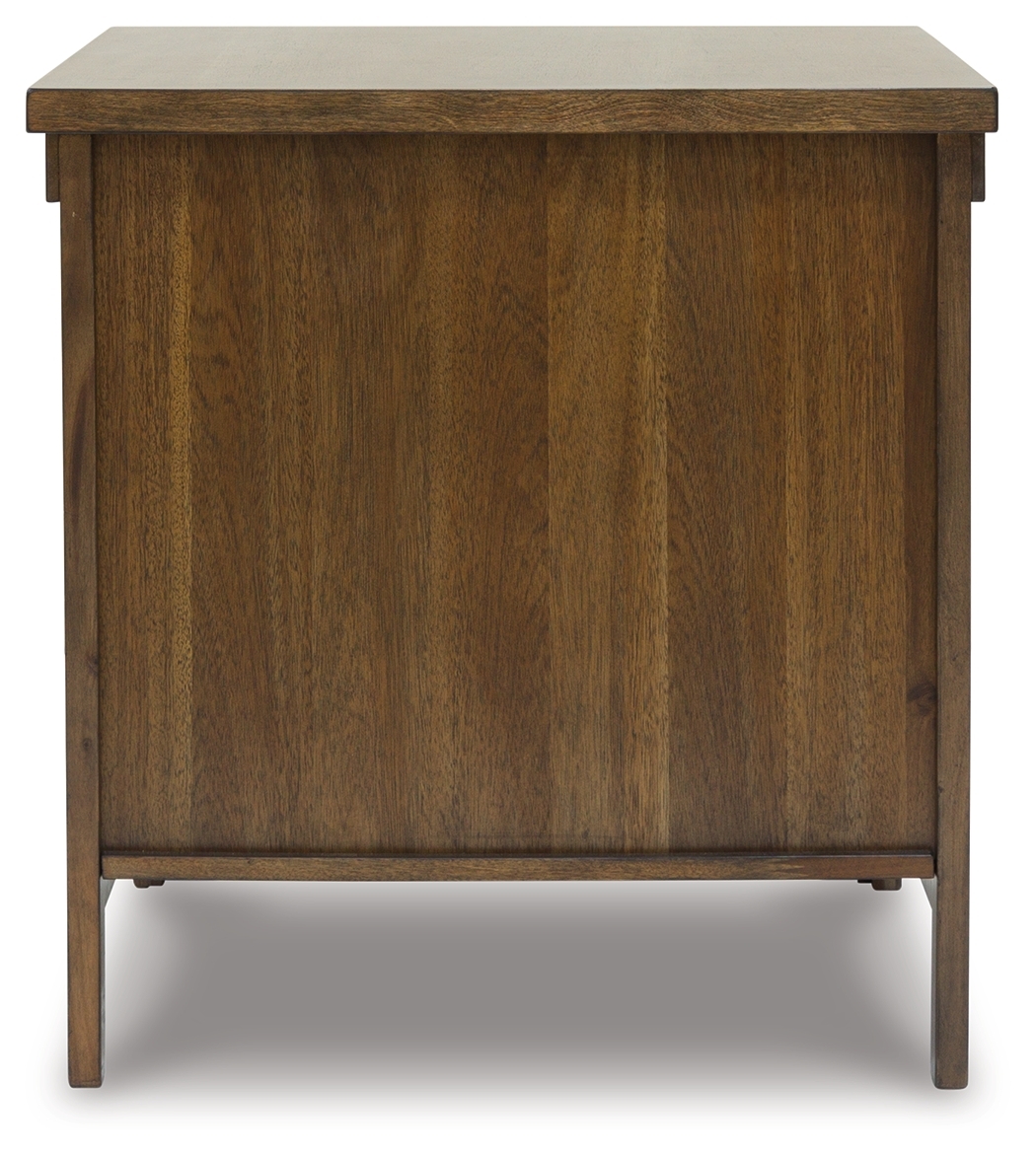 Moriville - Rectangular End Table - Grayish Brown - Image 6