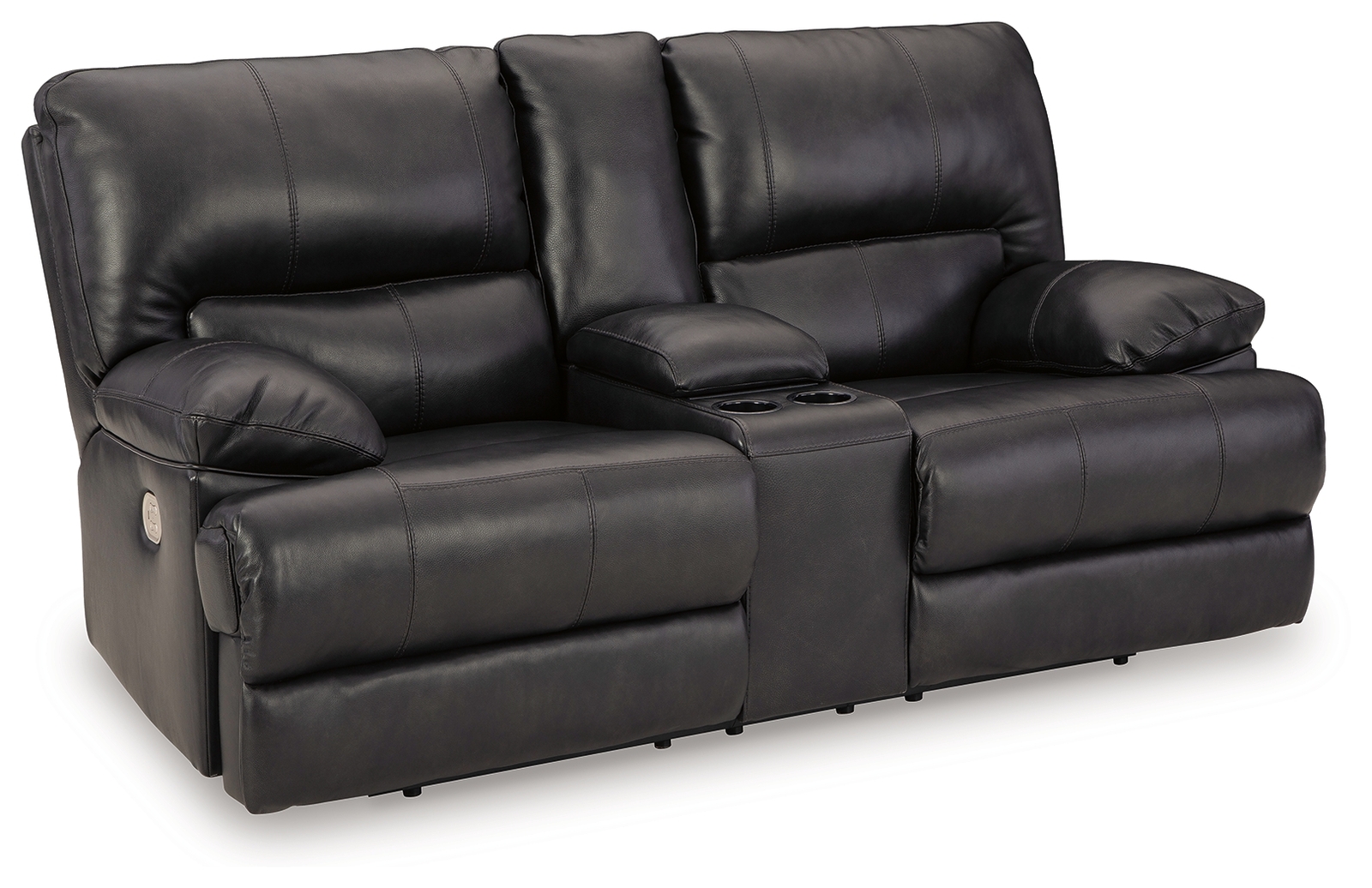 Mountainous - Power Reclining Loveseat With Console /Adj Headrest - Eclipse