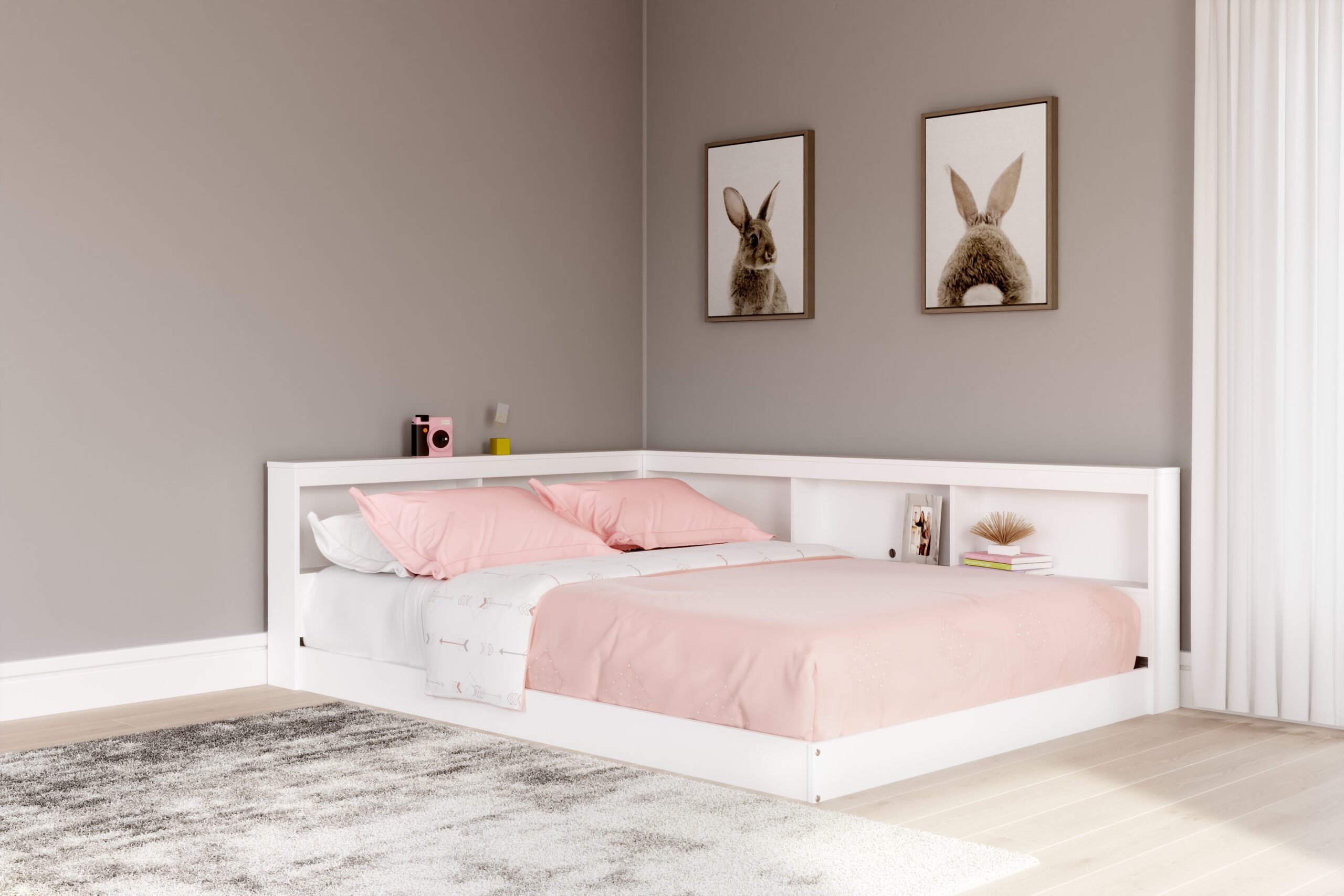Piperton - Bookcase Storage Bed - Image 10
