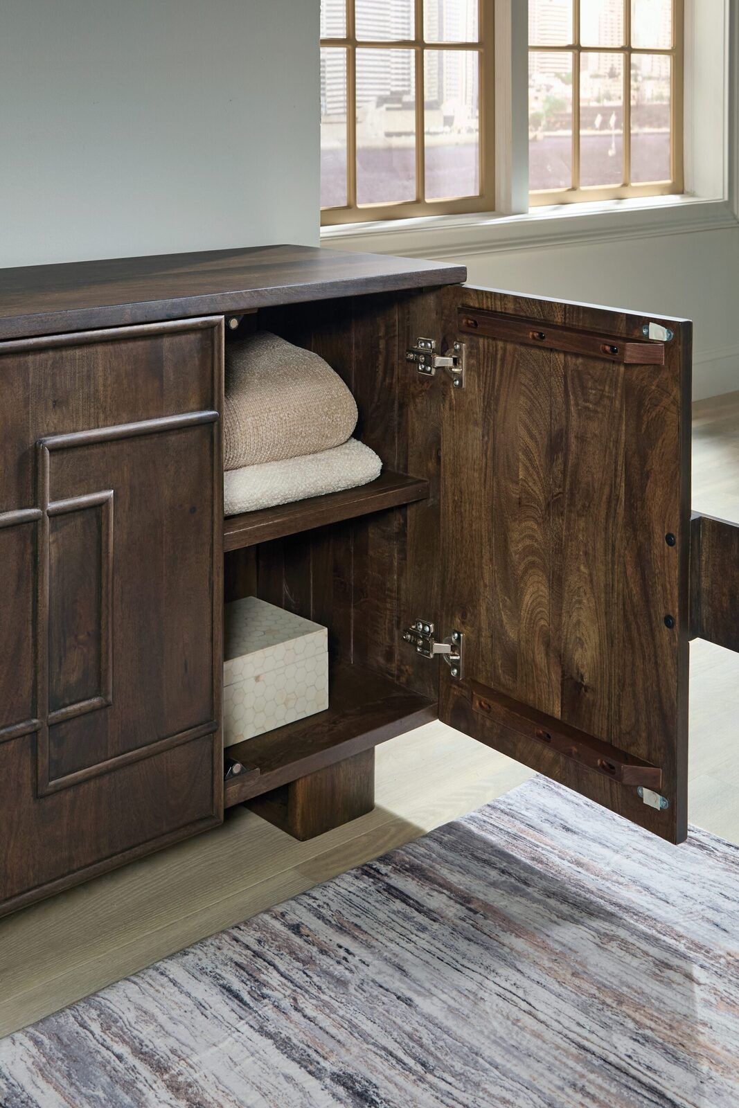 Cato - Accent Cabinet - Dark Brown - Image 7