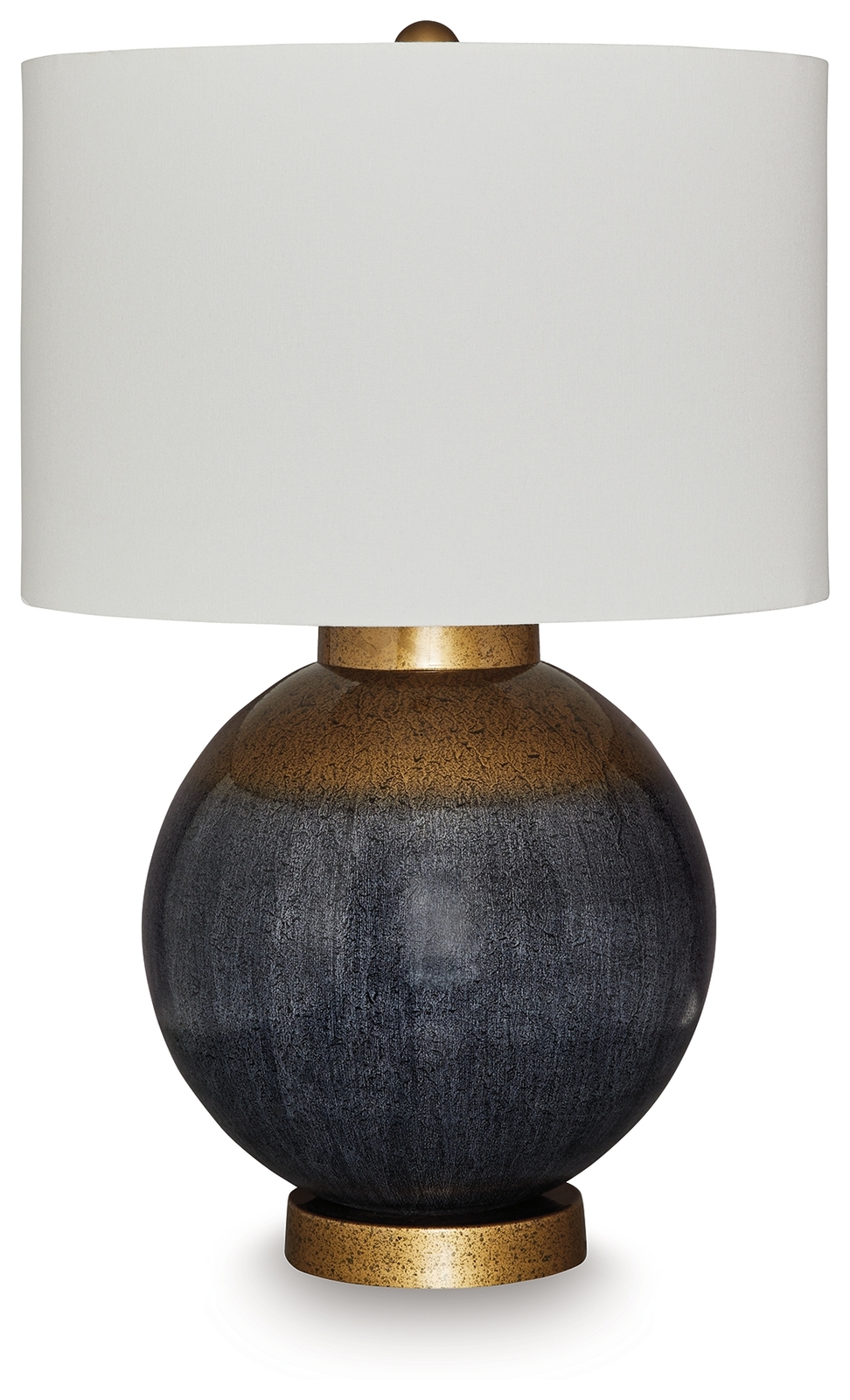Adara - Metal Table Lamp - Blue / Gold Finish