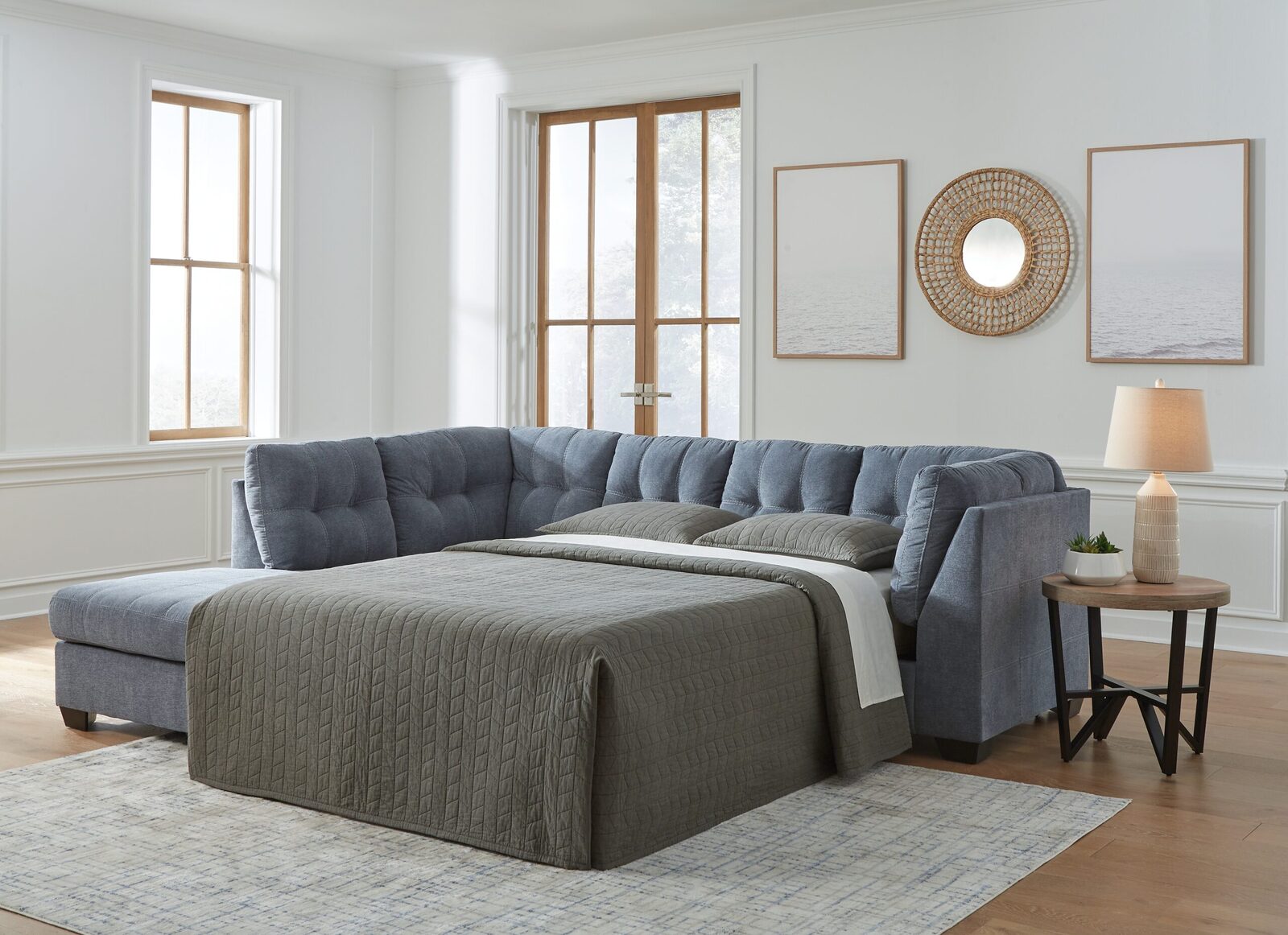 Marleton - Raf Full Sofa Sleeper - Denim