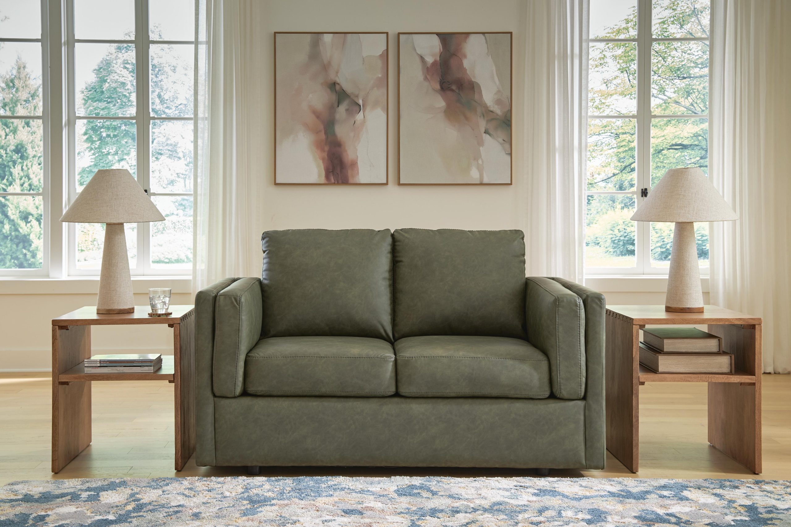 Hollis Studio - Loveseat - Grove - Image 2