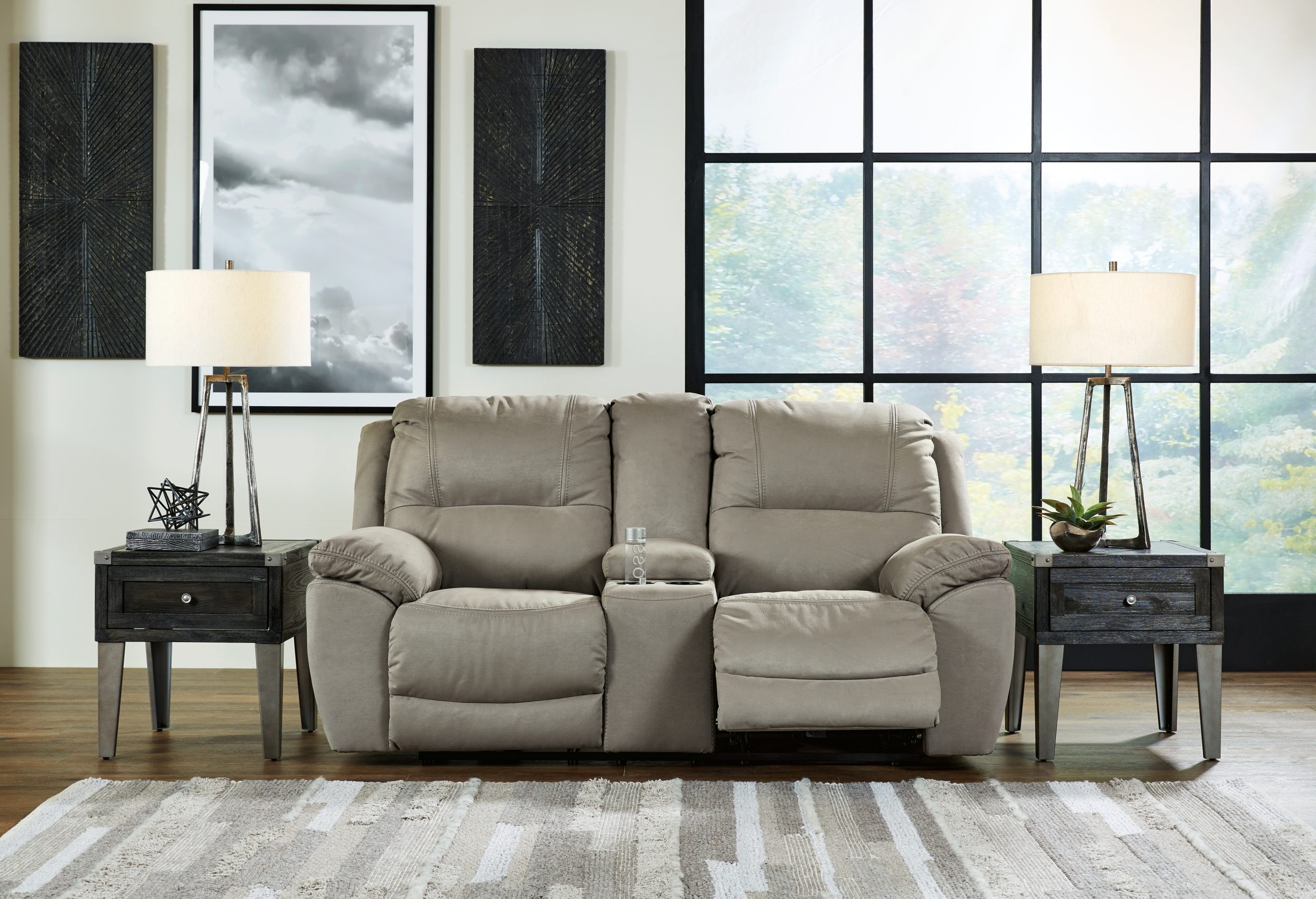 Next-Gen Gaucho - 2 Pc. - Reclining Sofa, Loveseat - Putty - Image 3