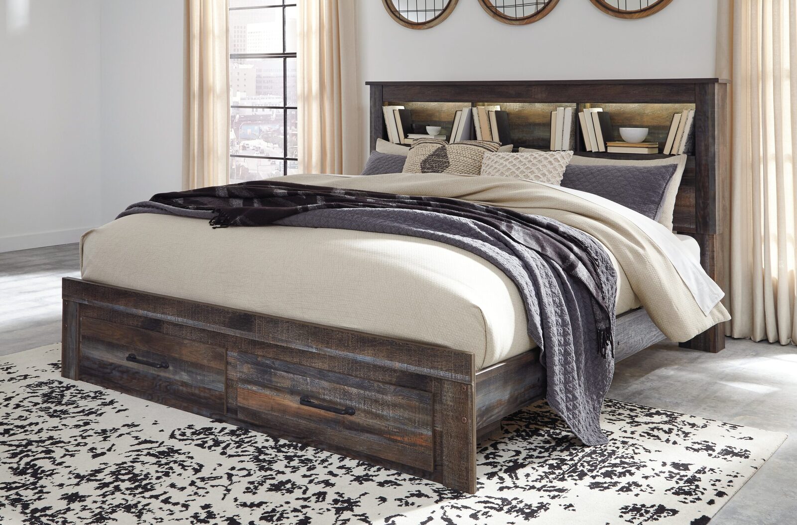 Drystan - Panel Bookcase Bed - Image 25