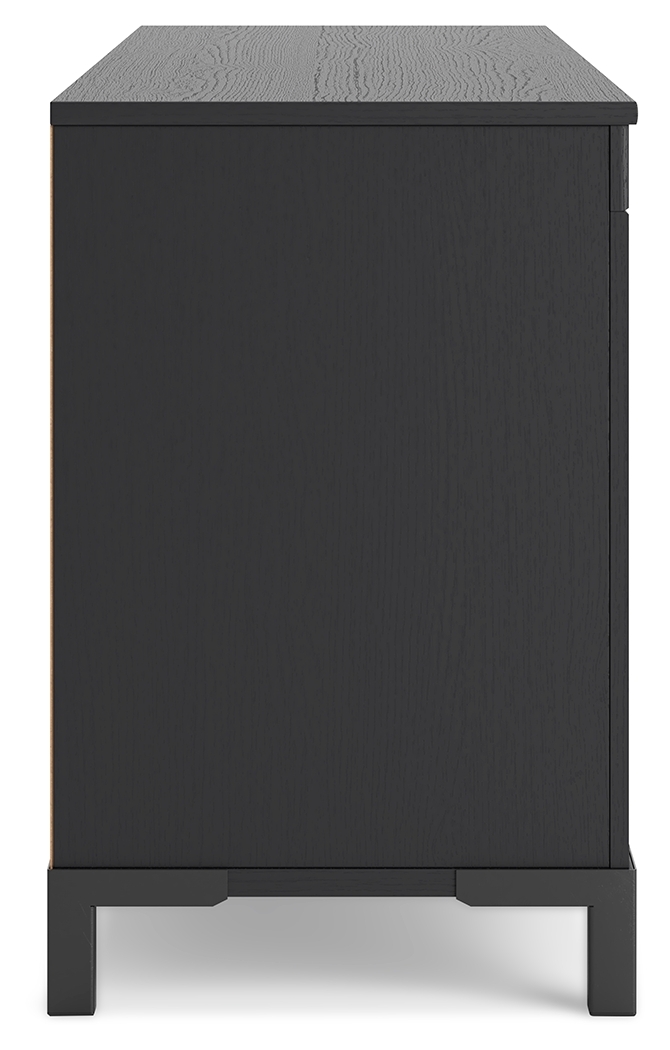 Cayberry - TV Stand With Fireplace - Black - Image 10