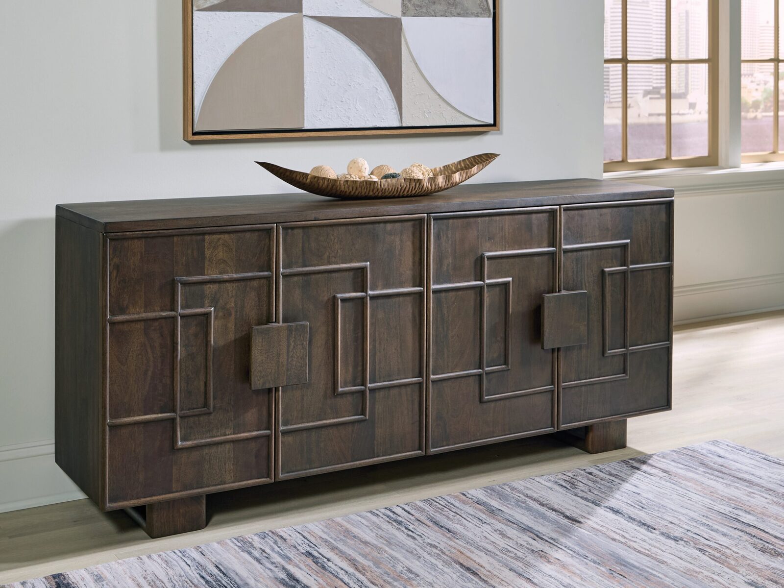 Cato - Accent Cabinet - Dark Brown - Image 2
