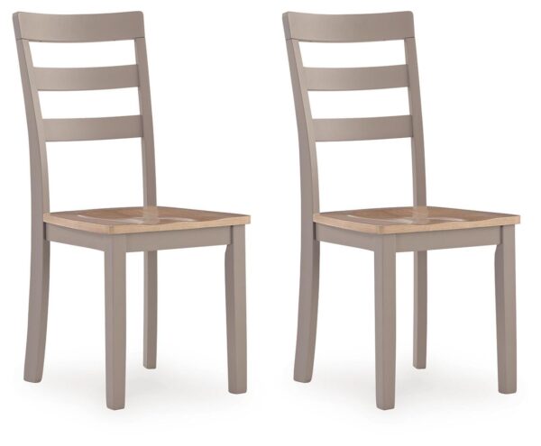 Harperfeld - Dining Room Side Chair (Set of 2) - Natural / Gray