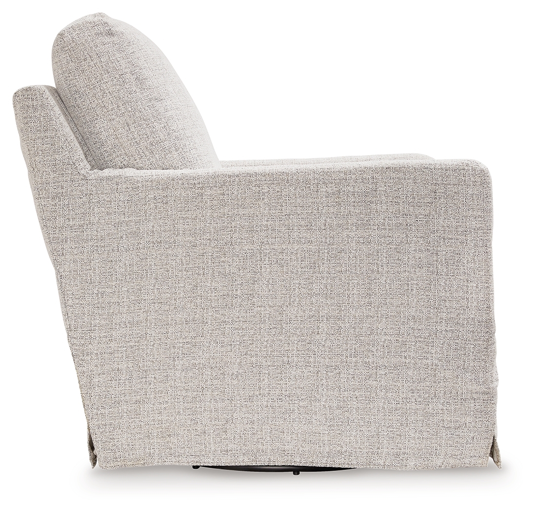 Nenana Next-Gen Nuvella - Swivel Glider Accent Chair - Image 10