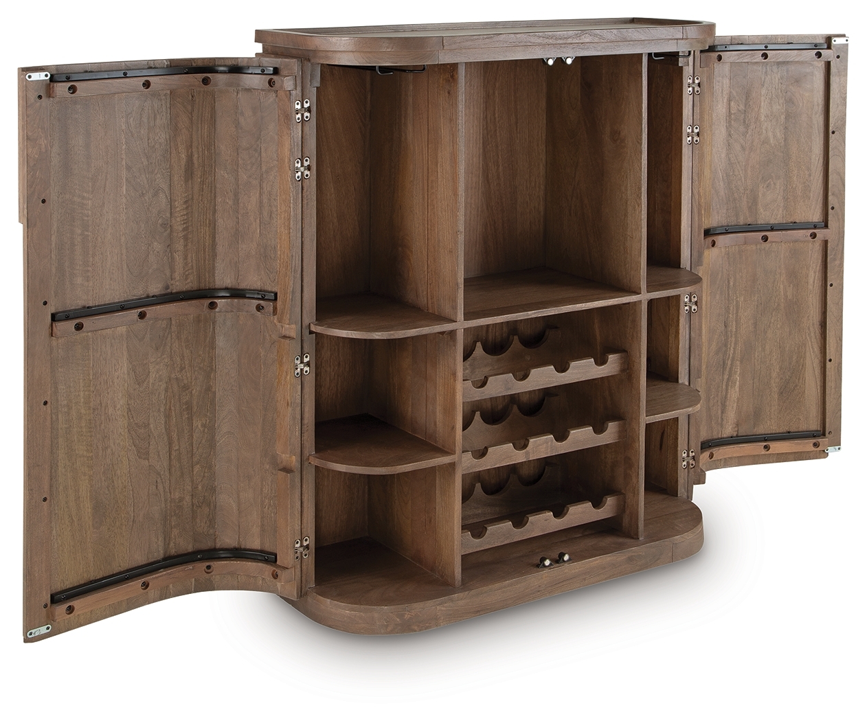 Landermont - Bar Cabinet - Medium Brown - Image 3
