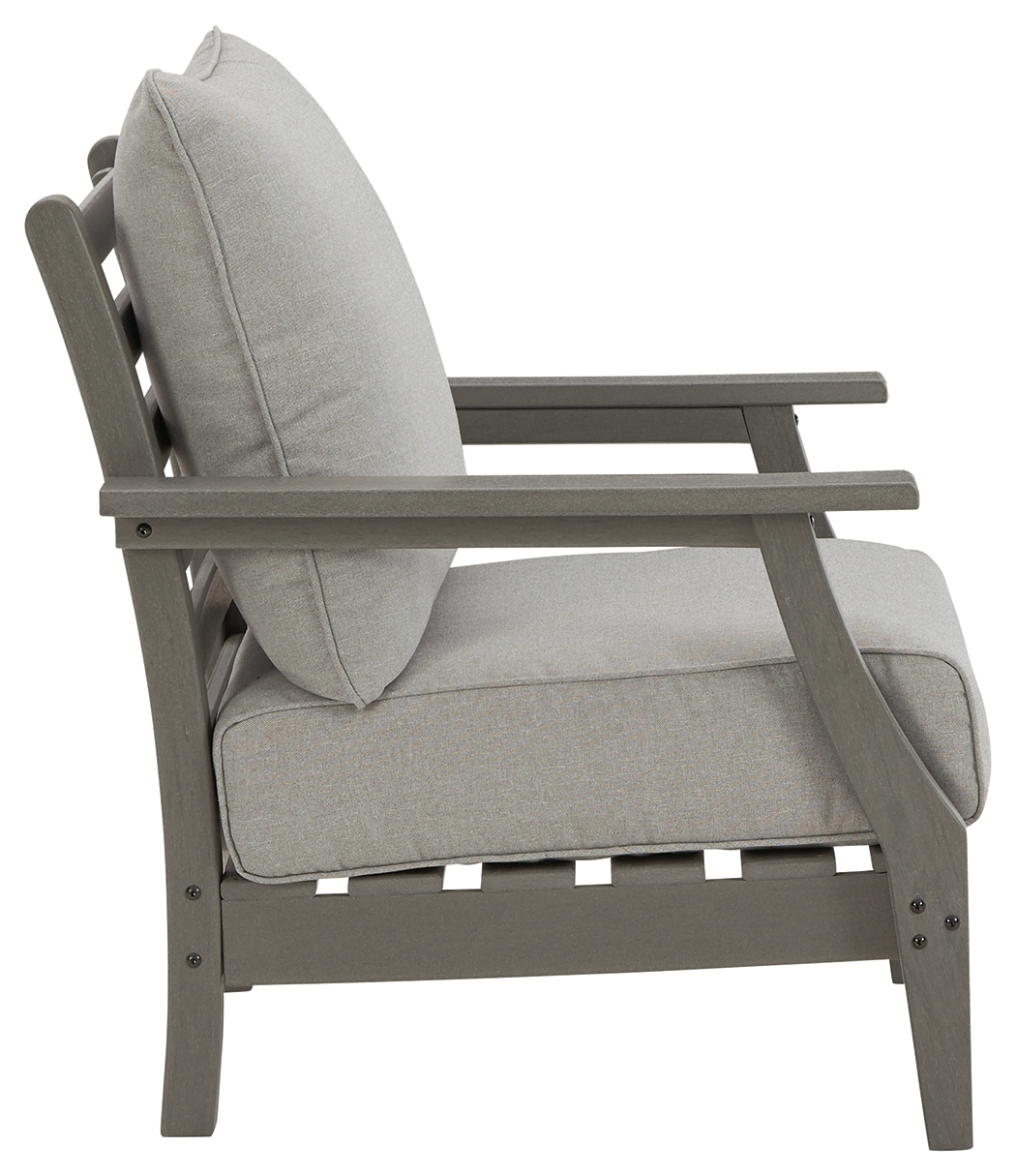 Visola - Lounge Chair w/Cushion (Set of 2) - Gray - Image 5