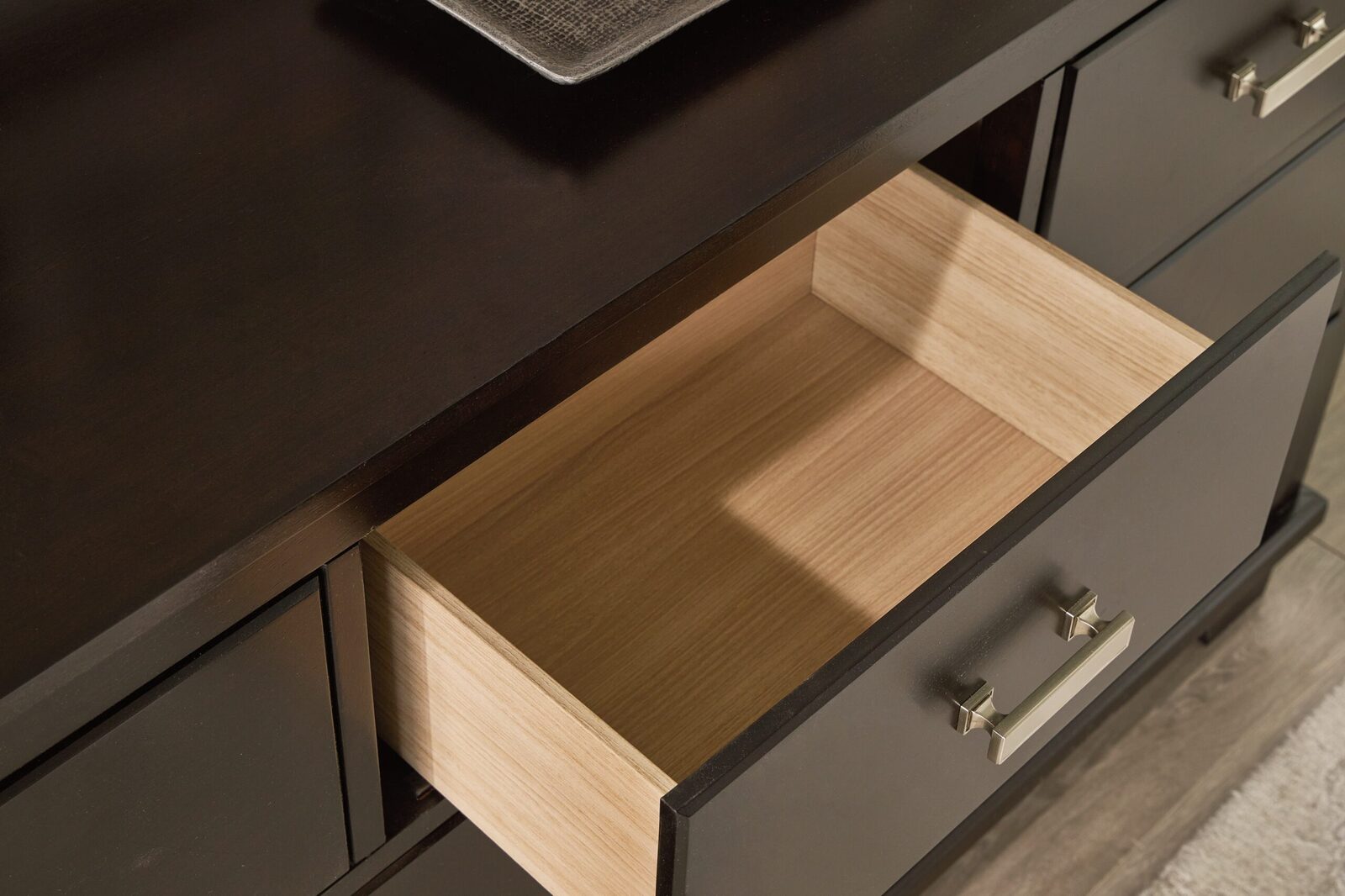 Covetown - Dresser And Mirror - Dark Brown - Image 5