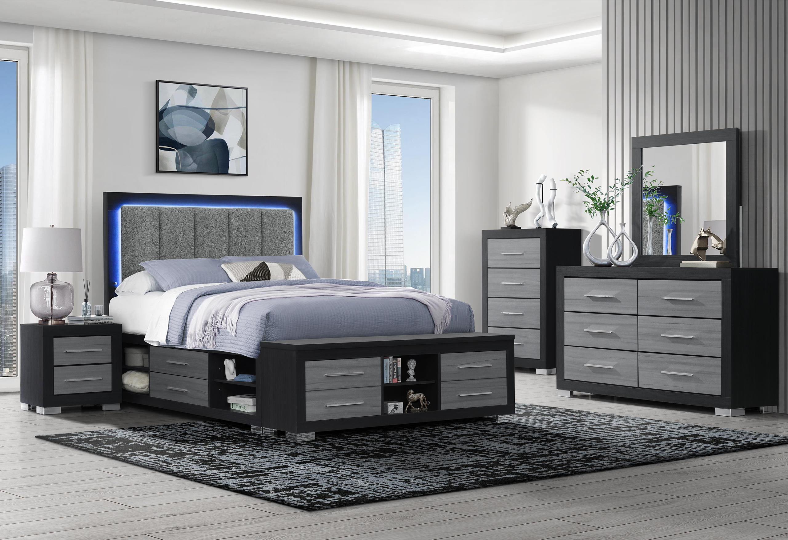Emma - 5 Piece Bedroom Set - Image 4