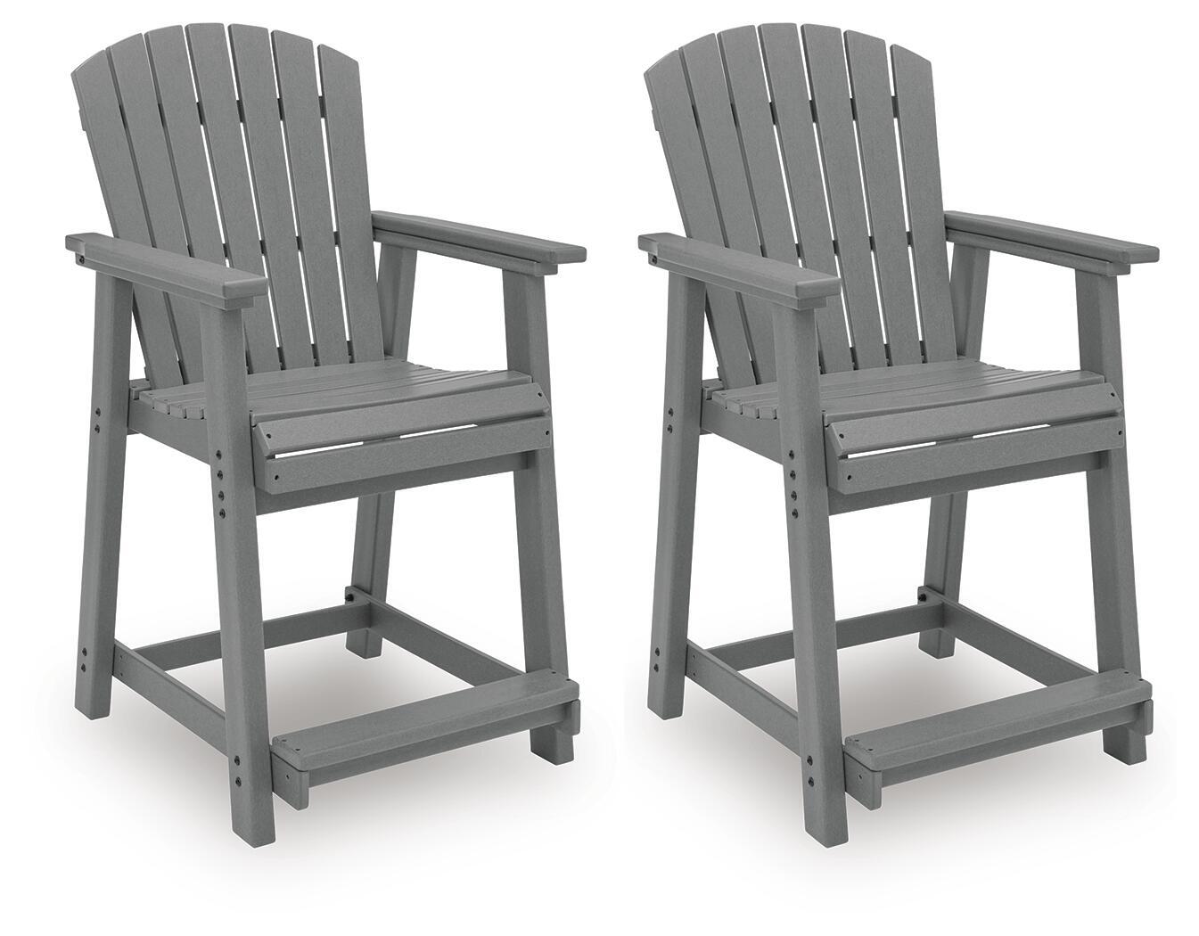 Sanctuary Beach - Barstool (Set of 2) - Dark Gray