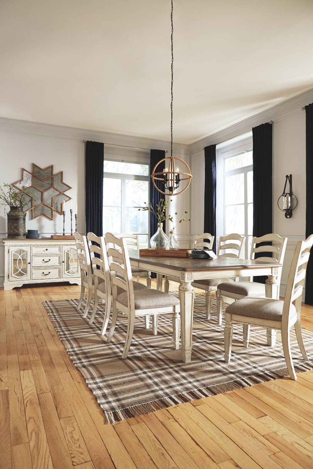 Realyn - Rectangular Dining Room Extension Table - Chipped White - Image 11