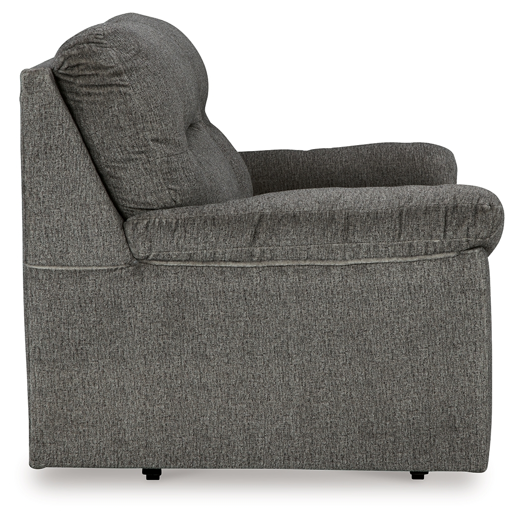Bindura - Glider Loveseat - Mineral - Image 4