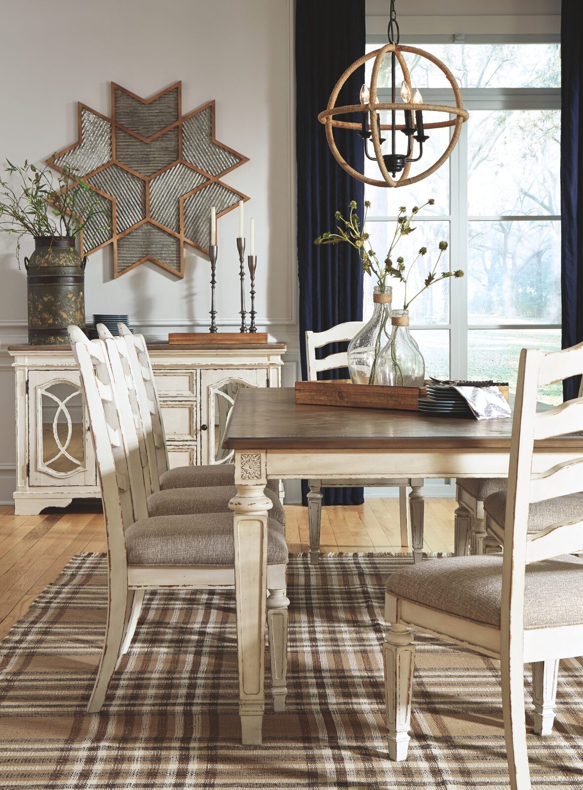 Realyn - Rectangular Dining Room Extension Table - Chipped White - Image 12