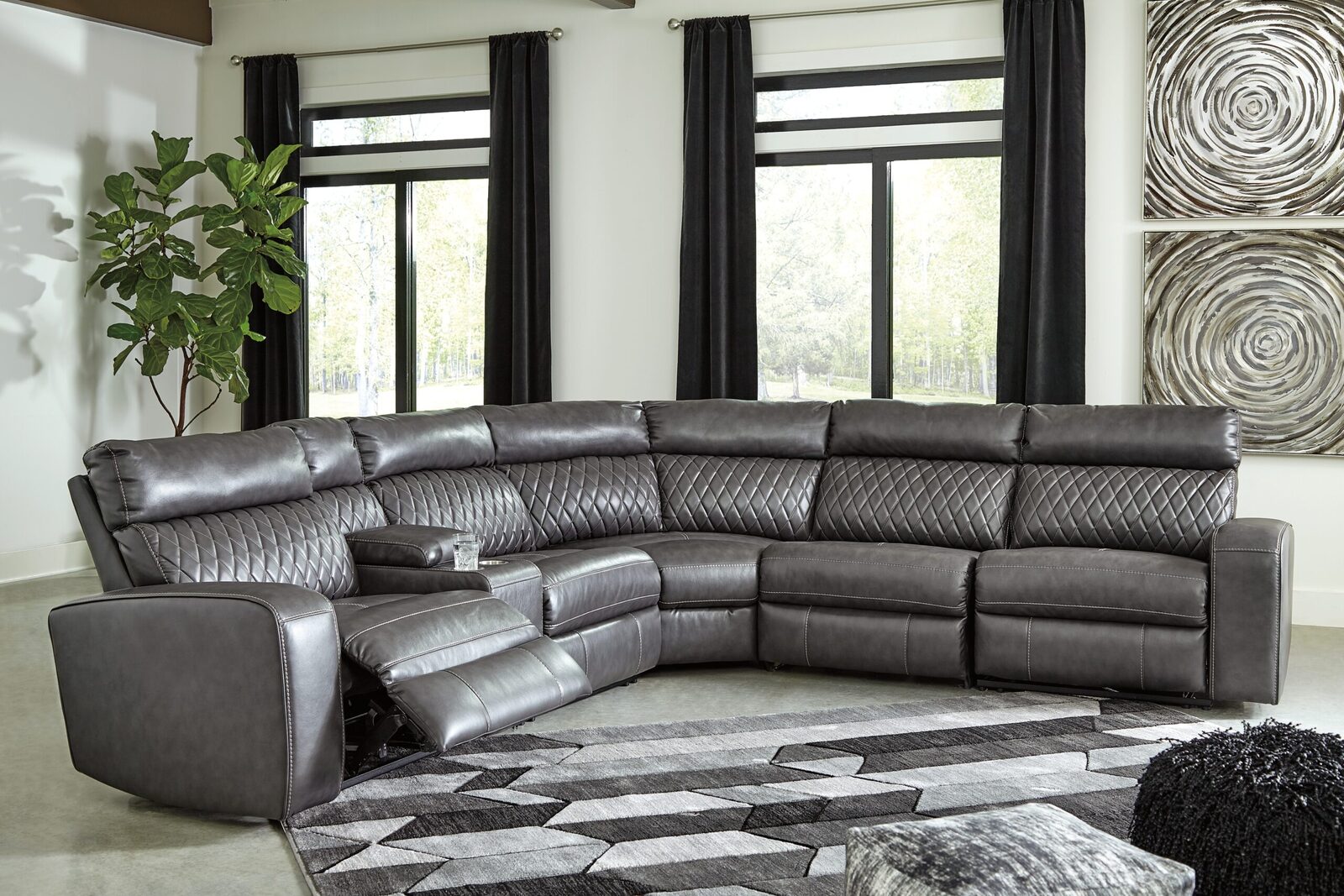 Samperstone - Power Reclining Sectional - Image 15