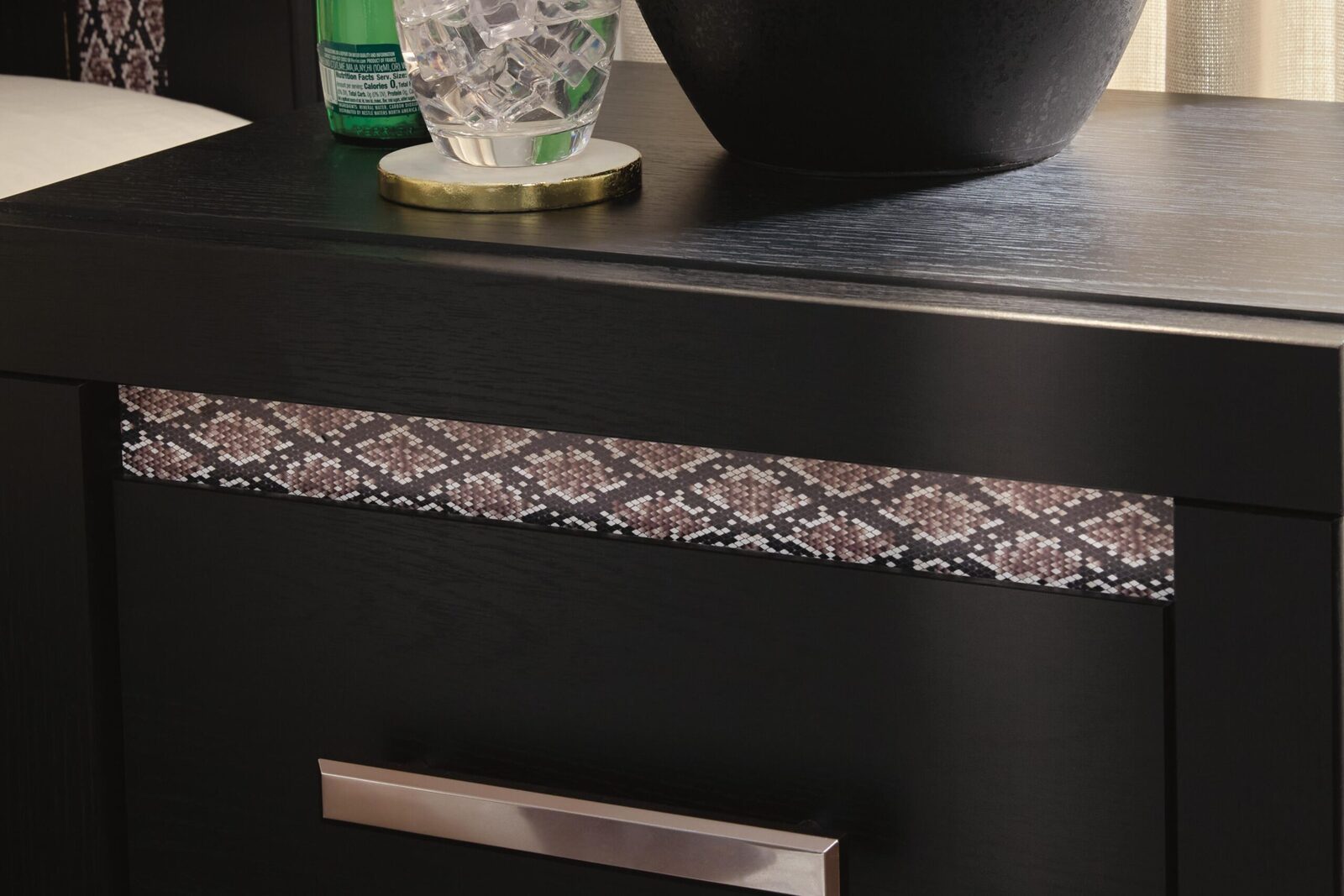 Brizmore - Two Drawer Night Stand - Black - Image 6