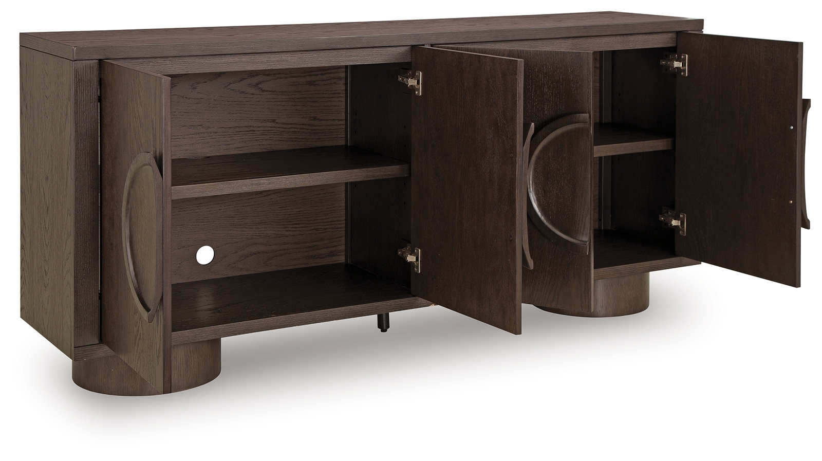 Veeda - Accent Cabinet - Dark Brown - Image 3