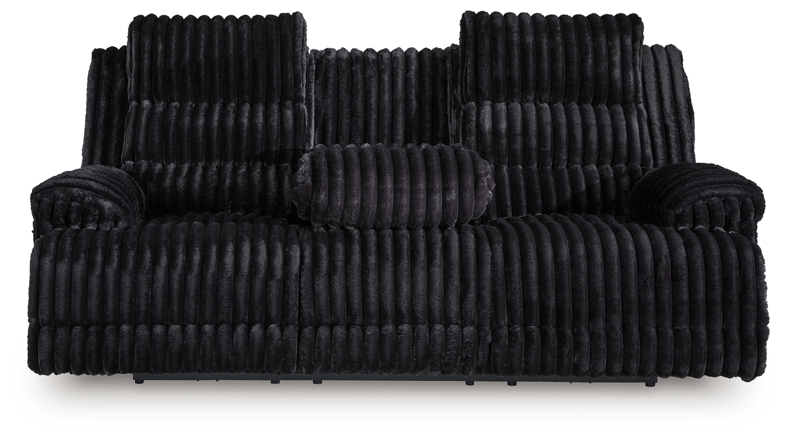 Rhine Falls - Reclining Power Sofa With Drop Down Table - Onyx - Image 4