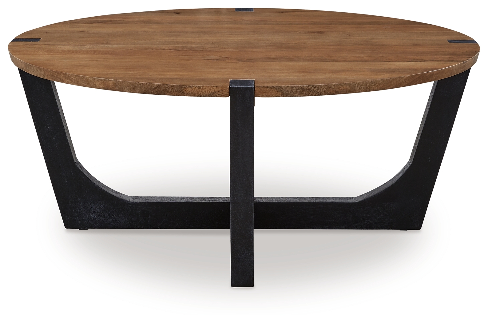 Hanneforth - Round Cocktail Table - Brown - Image 3