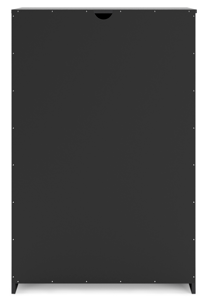 Finch - Five Drawer Chest - 46" Height - Black - Image 7