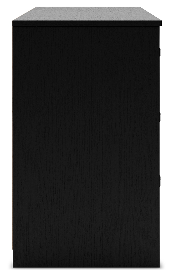 Finch - Six Drawer Dresser - Black - Image 7