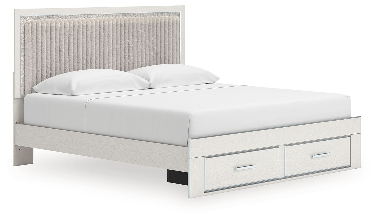 Zuraleus - Upholstered Panel Platform Storage Bed - Image 4