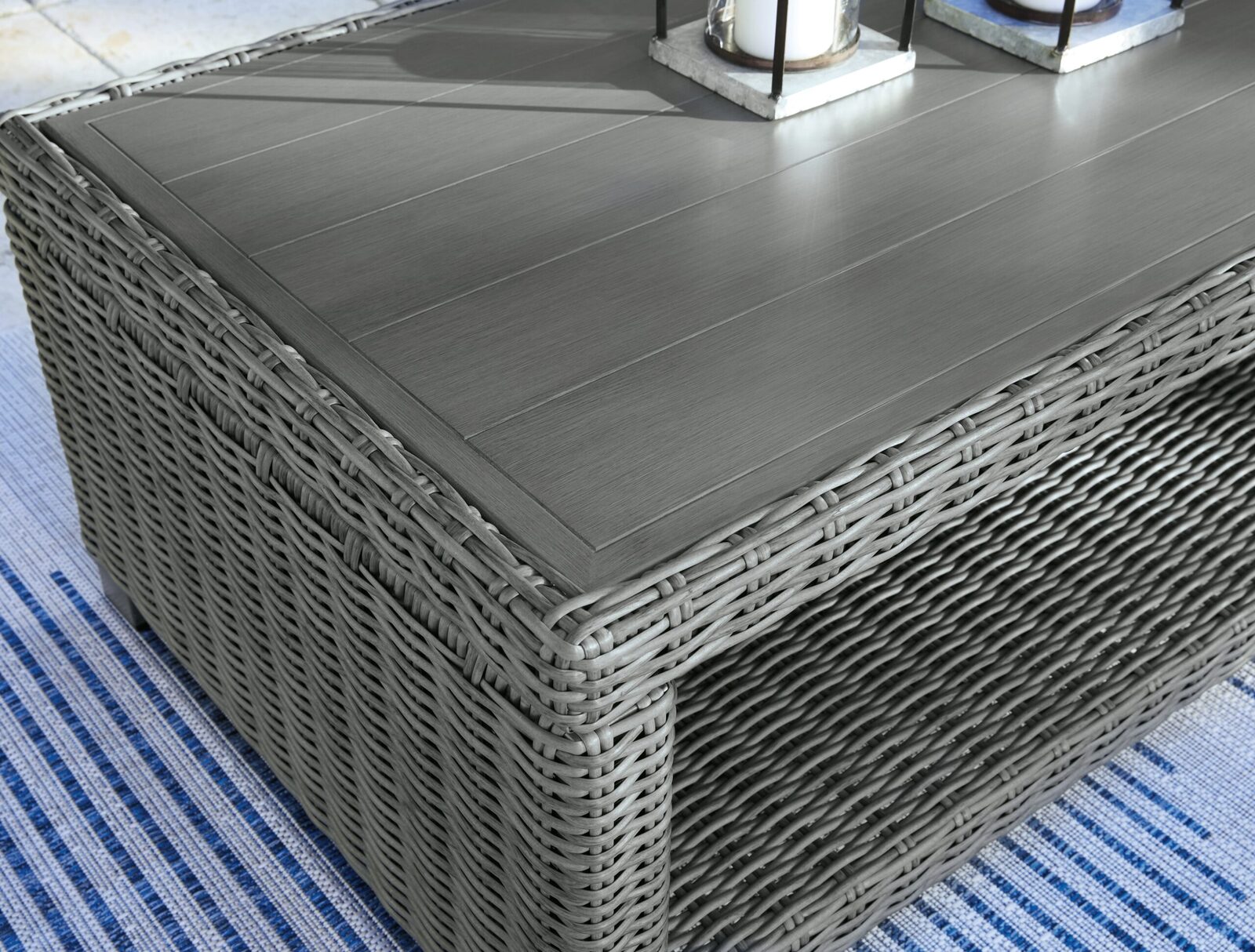 Elite Park - Rectangular Cocktail Table - Gray - Image 6