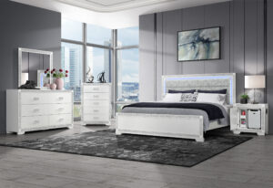 Soleil - 5 Piece Bedroom Set With Cooler And Speaker