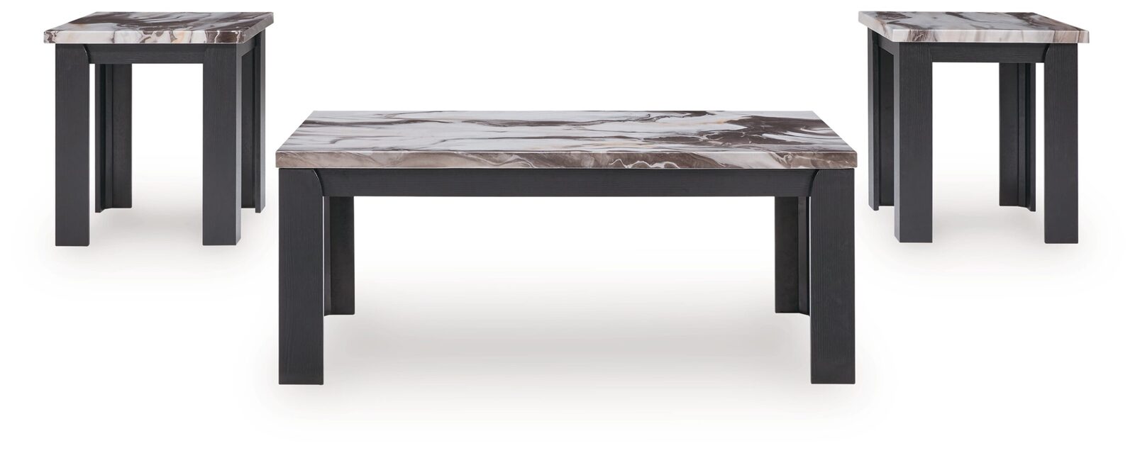 Jazmore - Occasional Table Set (Set of 3) - Dark Brown - Image 3