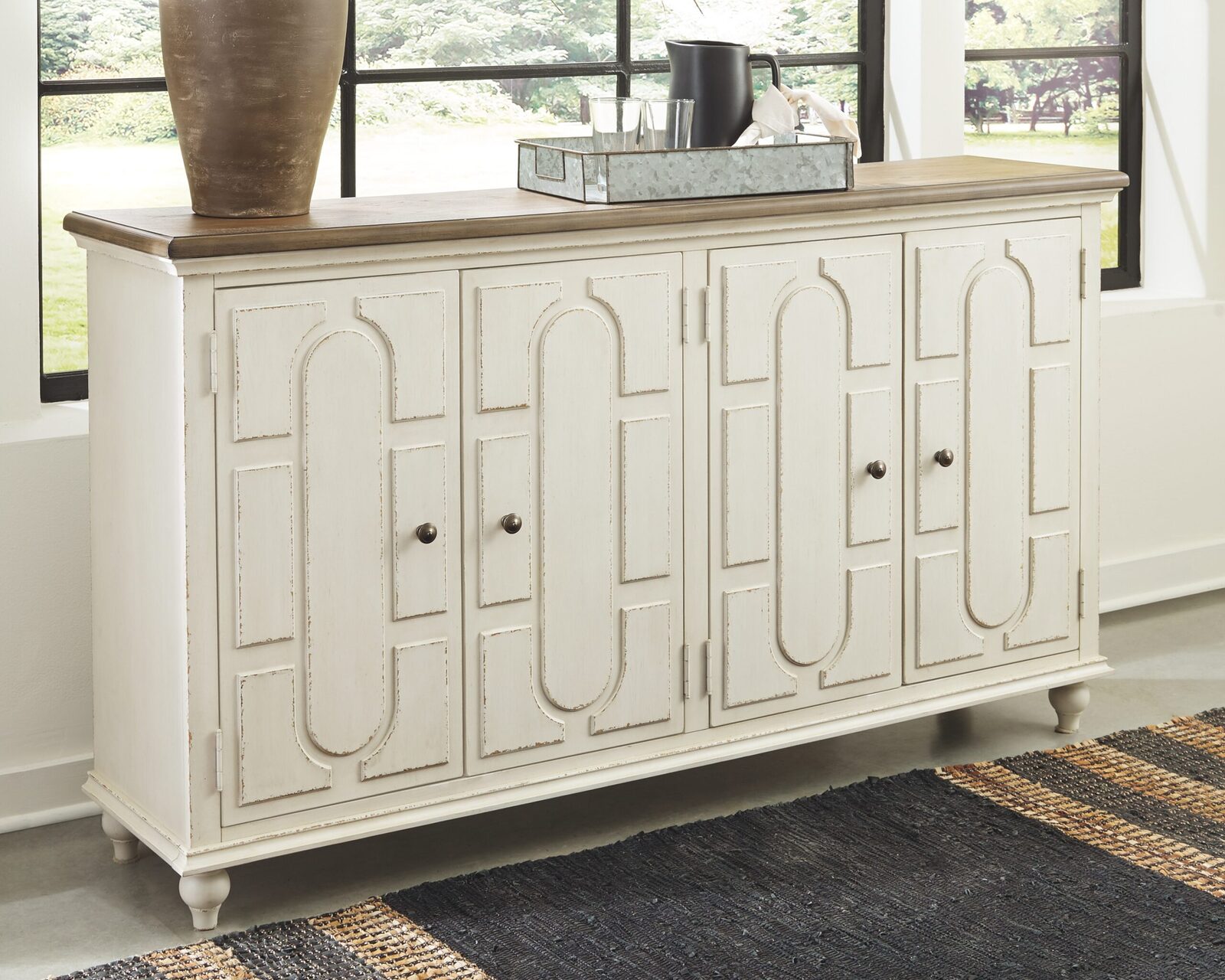 Roranville - Accent Cabinet - Antique White - Image 2