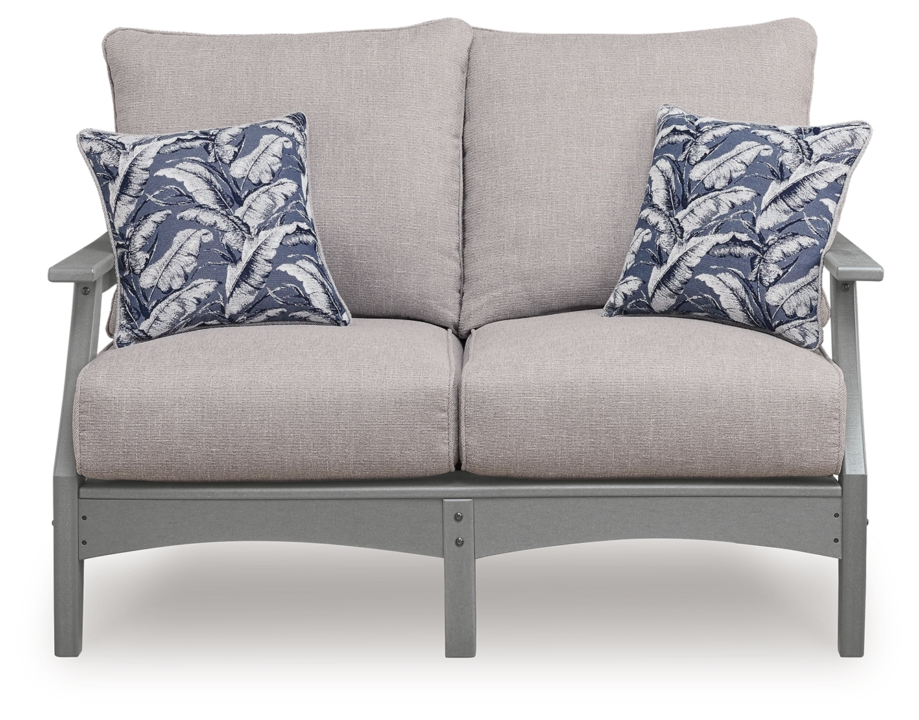 Cove Beach - Loveseat With Cushion - Gray - Image 3