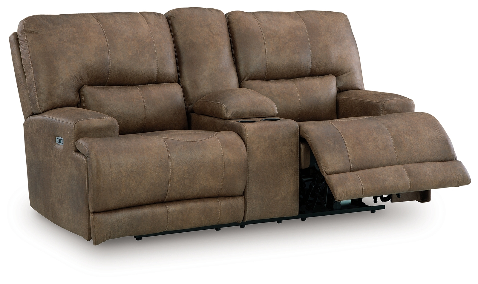 Beckley Place - 2 Pc. - Power Reclining Sofa And Loveseat - Earth - Image 9