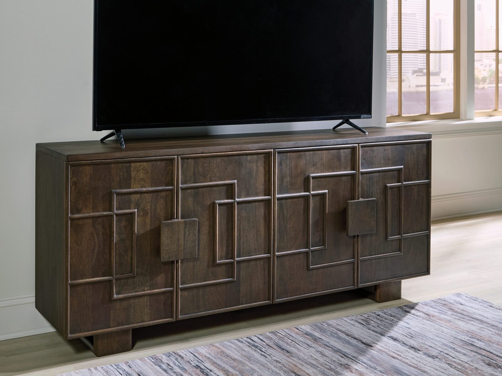 Cato - Accent Cabinet - Dark Brown - Image 6