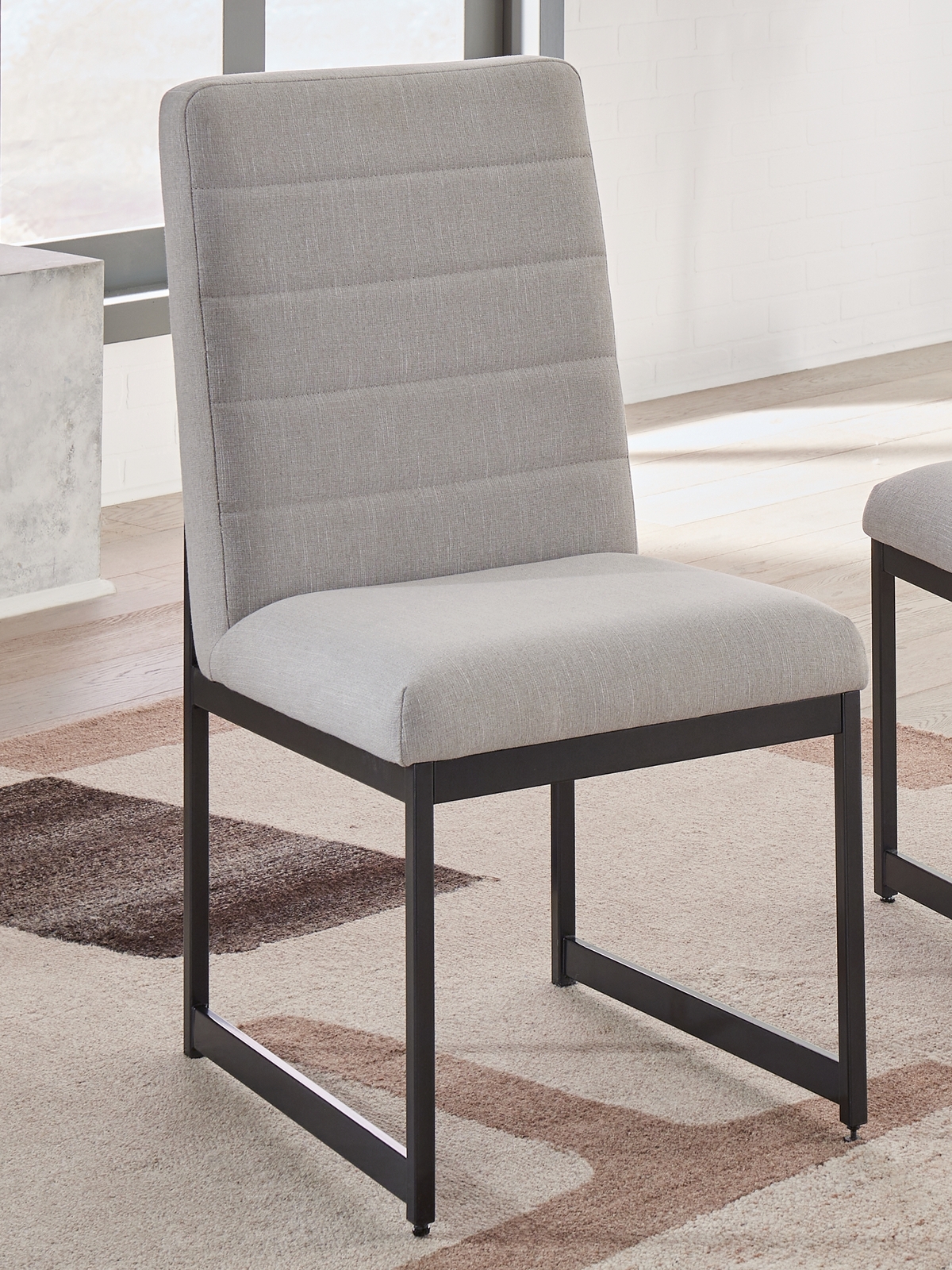 Tomtyn - Dining Upholstered Side Chair (Set of 2) - Light Brown - Image 2