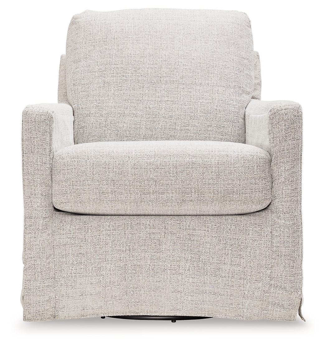 Nenana Next-Gen Nuvella - Swivel Glider Accent Chair - Image 9