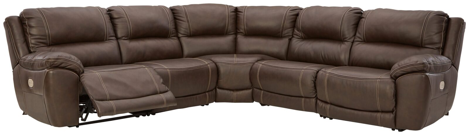 Dunleith - 5 Piece Power Reclining Sectional - Image 3