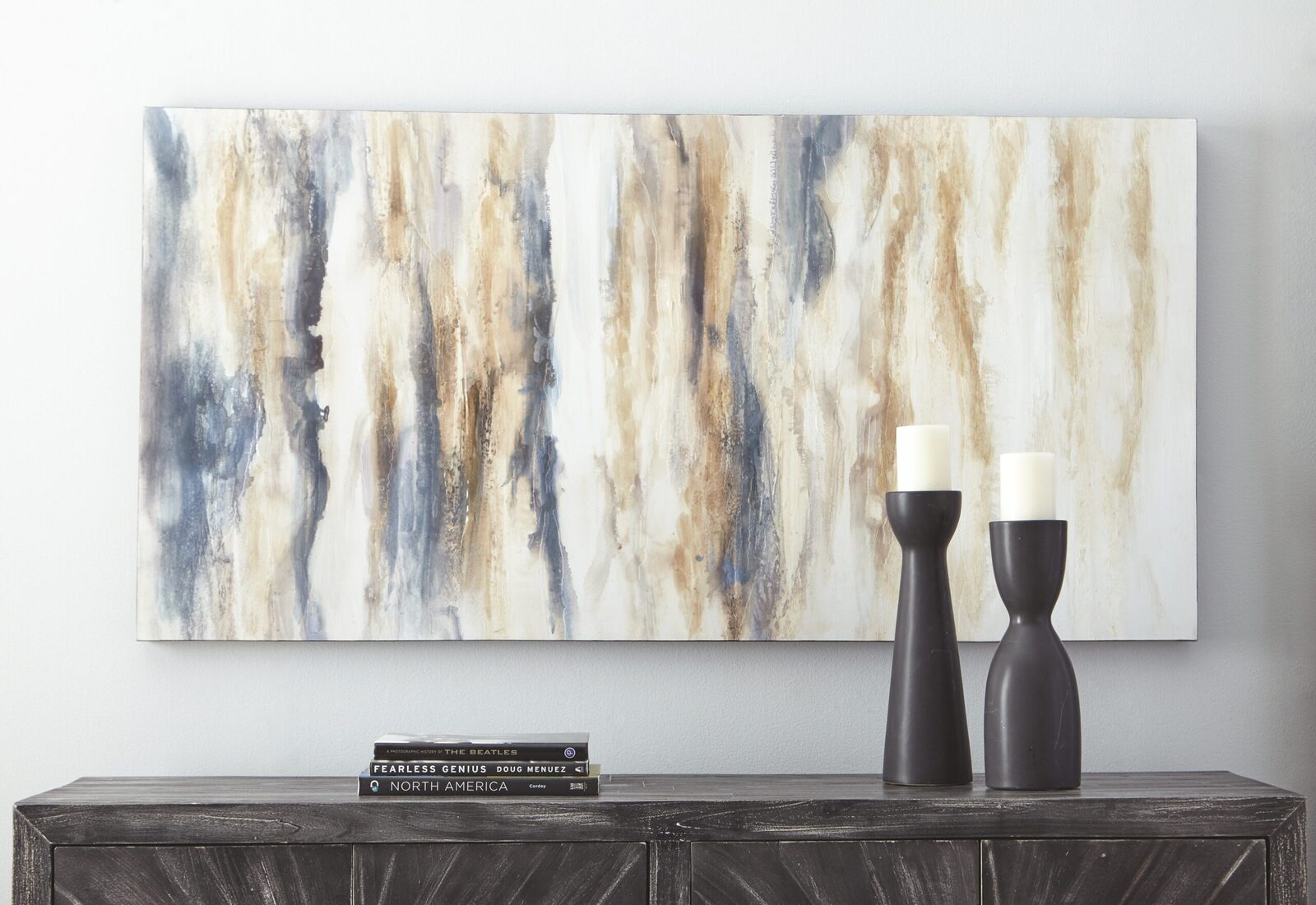 Joely - Wall Art - Blue / Tan - Image 3