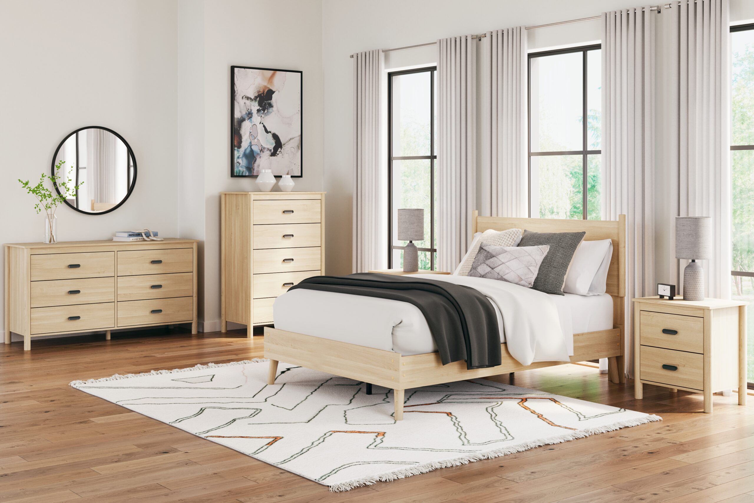 Cabinella - Six Drawer Dresser - Tan - Image 11