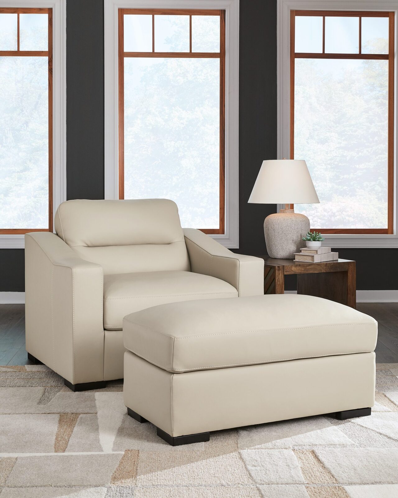 Treasure Trove - 2 Pc. - Chair And A Half, Ottoman - Almond