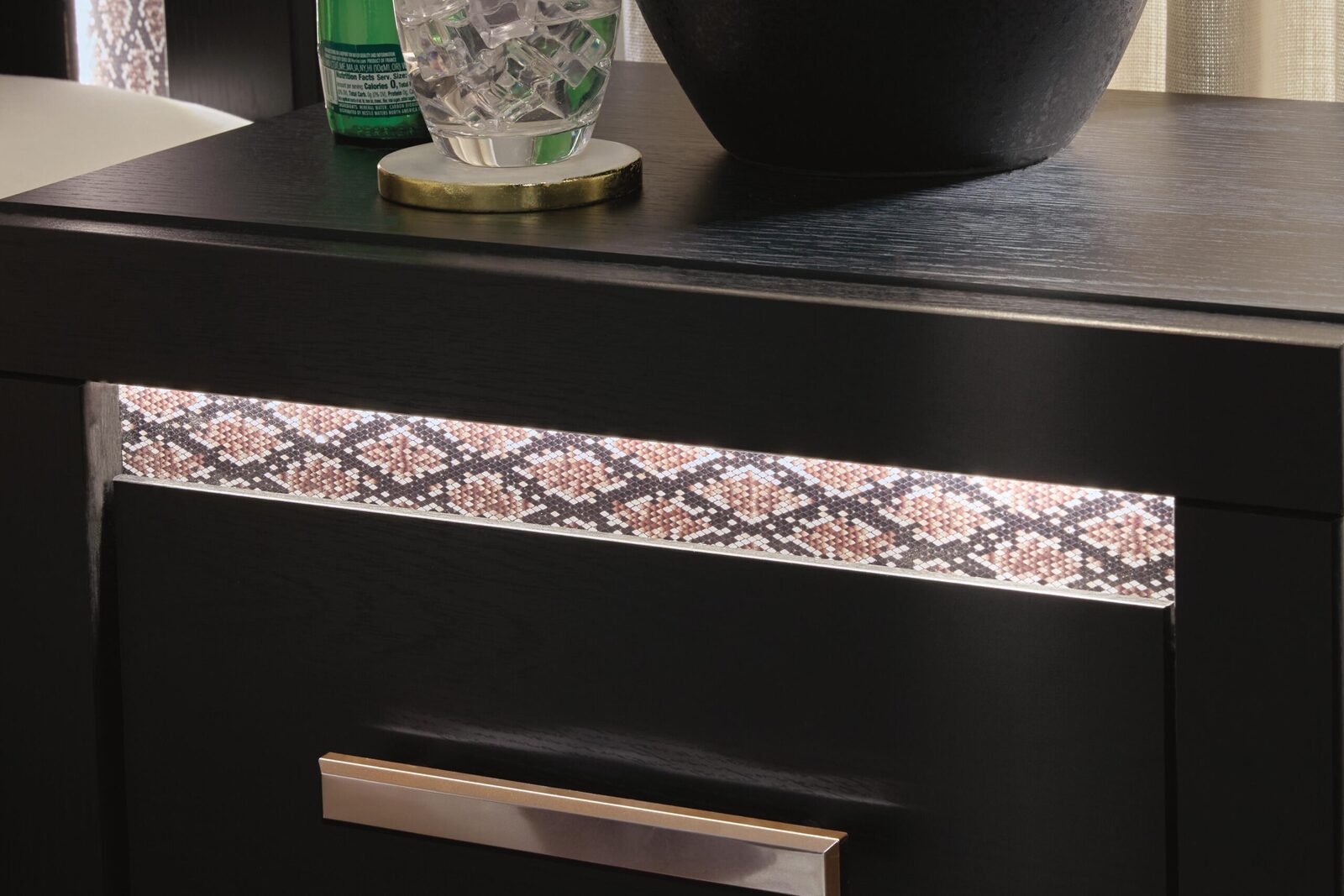 Brizmore - Two Drawer Night Stand - Black - Image 7