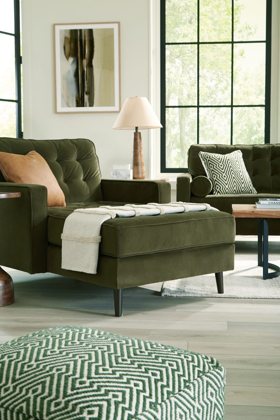 Reveon Lakes - Chaise - Olive - Image 6