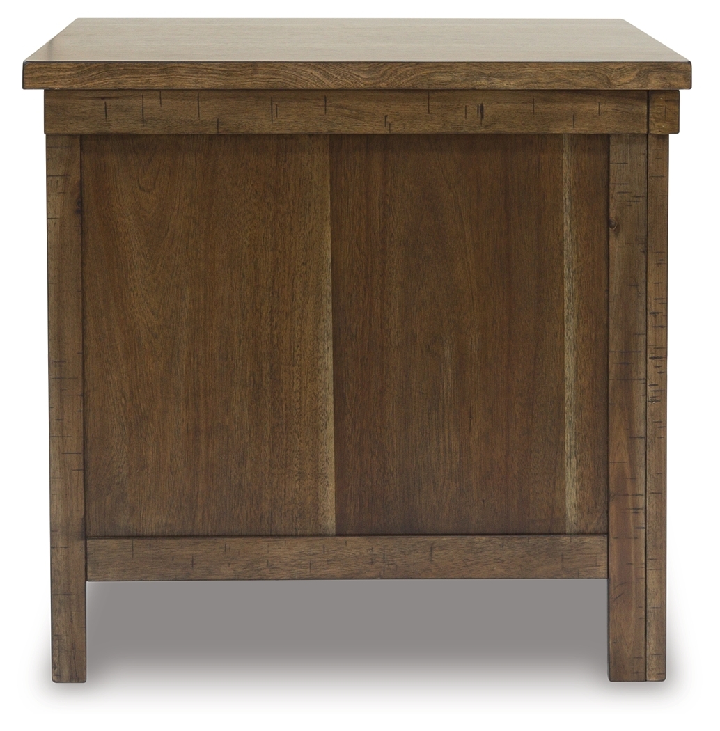 Moriville - Rectangular End Table - Grayish Brown - Image 5