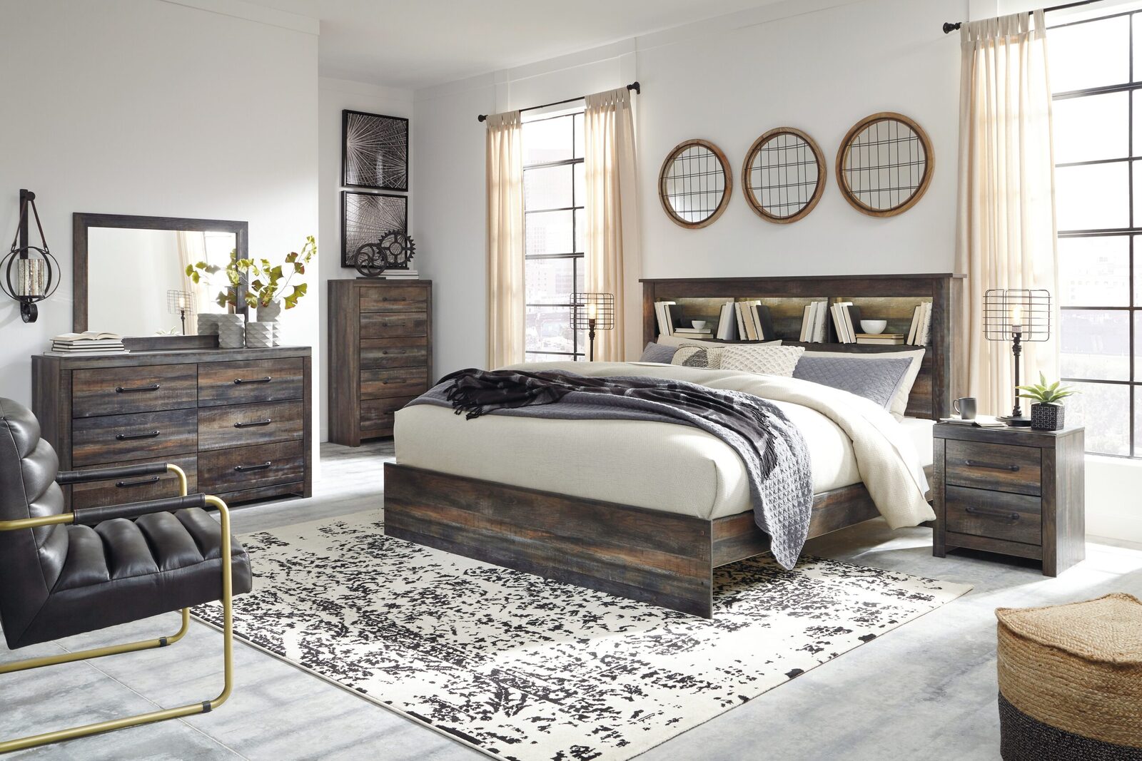 Drystan - Panel Bookcase Bed - Image 38